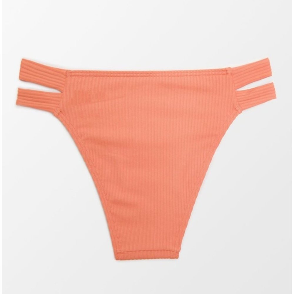 👙 Cupshe Swimsuit orange Bikini Bottom NWT Size Medium - Picture 4 of 6
